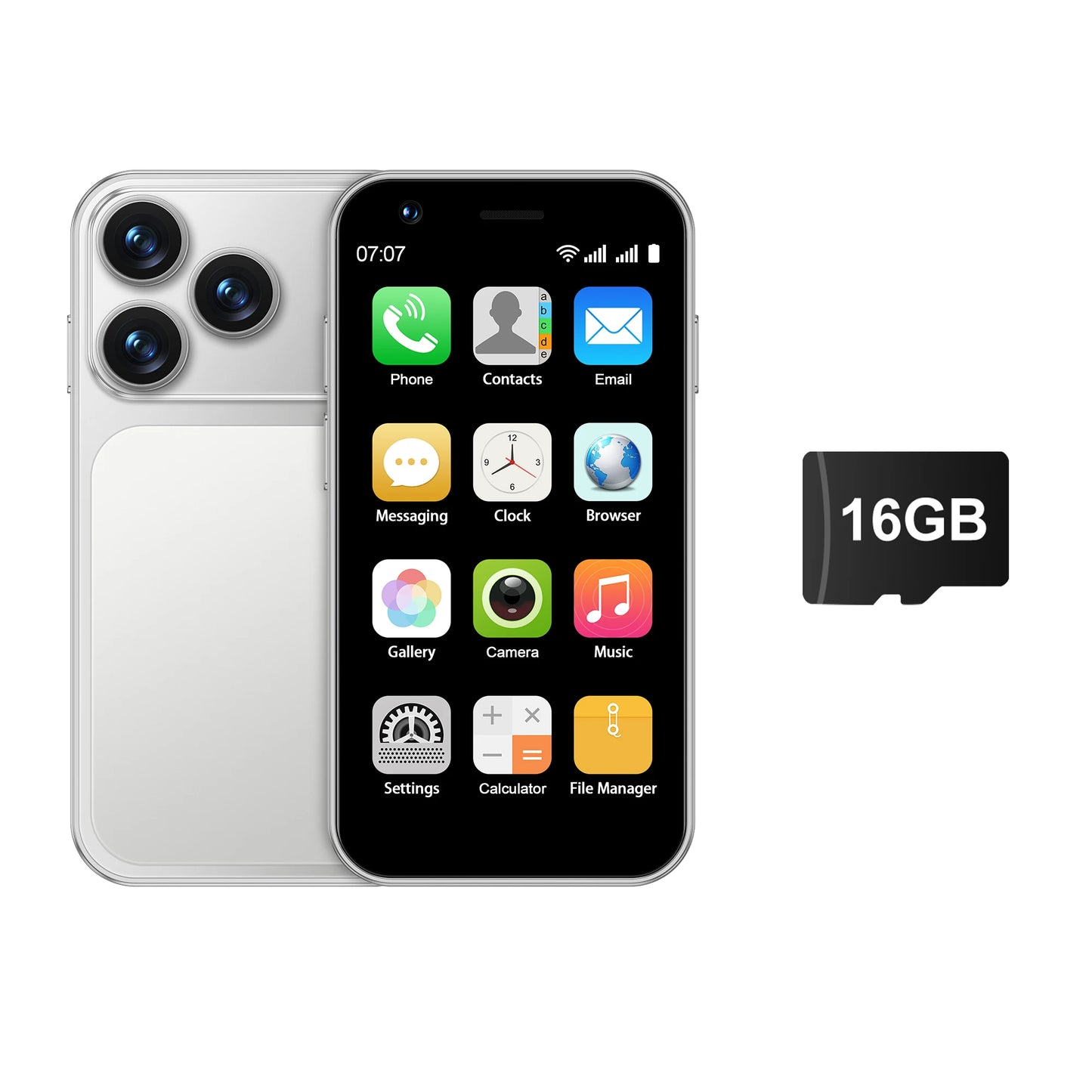 SERVO 18SE MINI Small Android Smartphone 3G WCDMA Dual SIM Card 2GB+16GB Play Store Wi-Fi Face Unlock 3.0 inch Mini Smart Phones