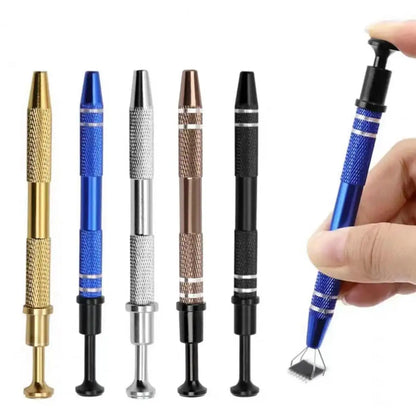 4 Claws Tweezer Jewelry Beads Holder Gems Parts Screws Pick-up Tools Grabber Catcher Jewelry Clip 4 Prongs Tweezer