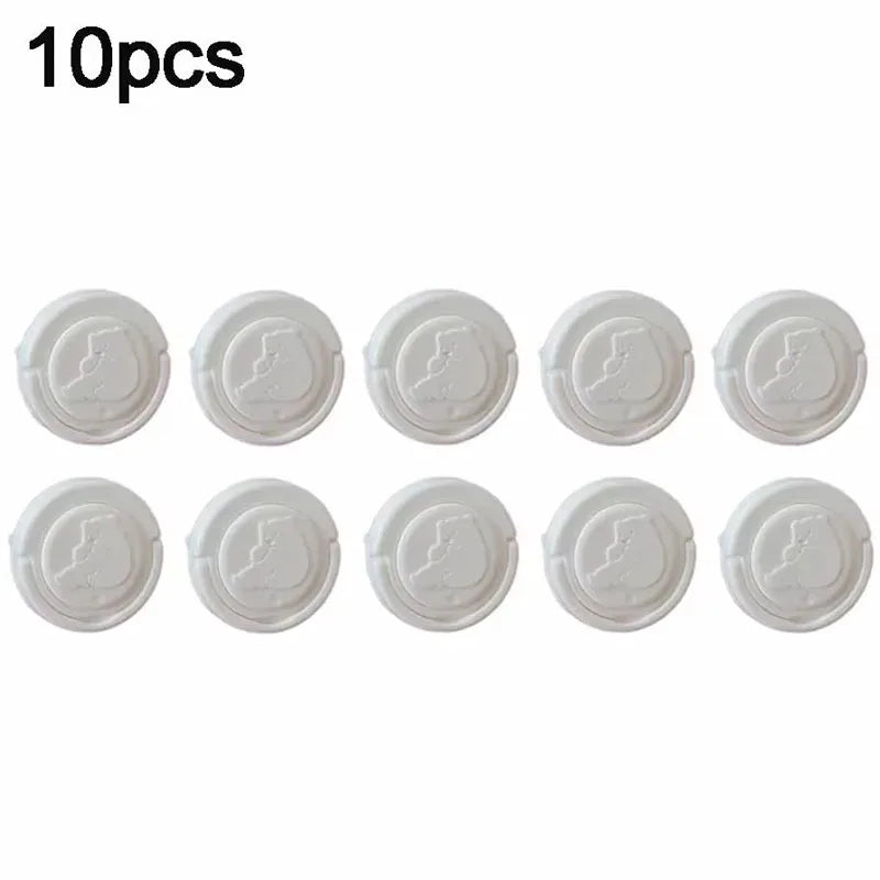 10pcs Baby Safety Socket Covers Electrical Outlet Protectors Cover Anti-electric Shock Socket Cover Child Safe Protection