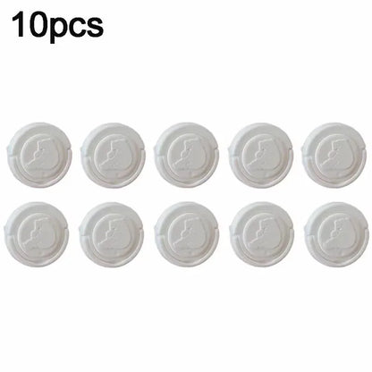 10pcs Baby Safety Socket Covers Electrical Outlet Protectors Cover Anti-electric Shock Socket Cover Child Safe Protection