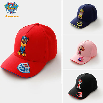 Genuine Paw Patrol Baseball Cap Cartoon Character Outdoor Sports Hat Cute Comfortable Sunscreen Mesh Caps Children's Party Gift