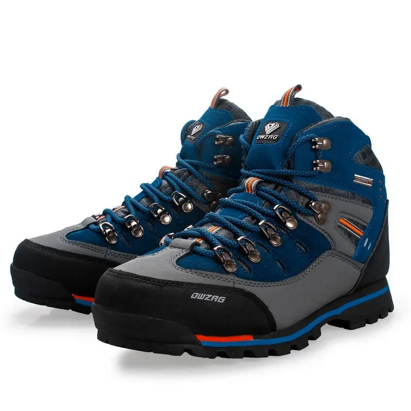 Mixed Gender Hiking Shoes Men Winter Mountain Climbing Trekking Boots Top Quality Outdoor Fashion Casual Snow Boots Plus Size 47