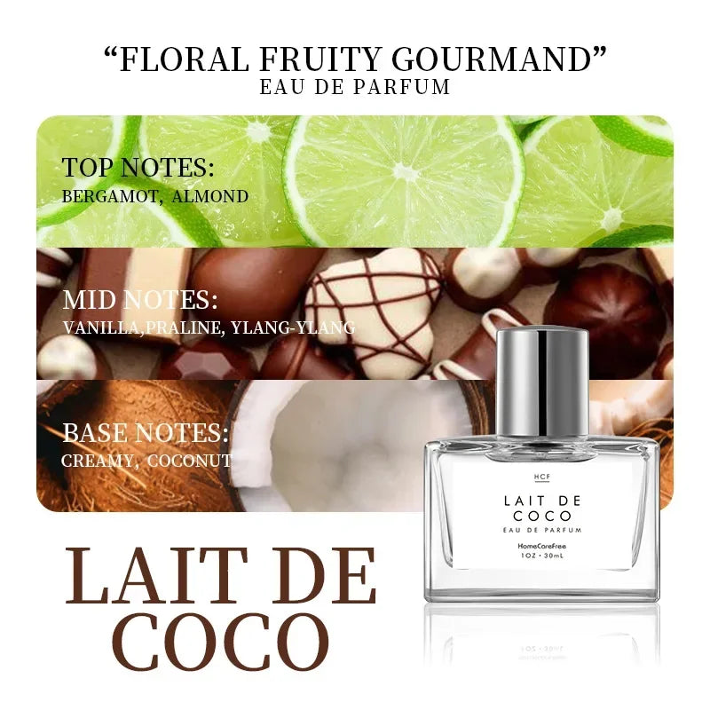 Sweet Creamy Vanilla Ice Cream Perfume, Fresh Mango Pistachio Gourmand Eau De Toilette Long-lasting Alluring Women's Fragrance