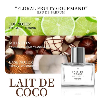 Sweet Creamy Vanilla Ice Cream Perfume, Fresh Mango Pistachio Gourmand Eau De Toilette Long-lasting Alluring Women's Fragrance