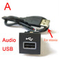 For VW Golf 6 MK6 Jetta 5 MK5 Scirocco 2006 - 2012 Car USB Charger PD Quick Charge QC3.0 Auto Phone Charging Adapter Button