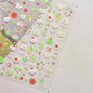 5D Pudding Jelly Dessert Fruit Cherry Pink Claw Print Bowknot Tie knot Love Heart Stars Nail Art Sticker Adhesive Manicure Decal