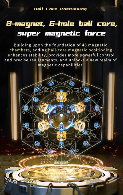 [SaoCube] MoYu RS3M V5 3X3 Magnetic Magic Speed Cube Stickerless Professional Fidget Toys SaoCube RS3 M V5 Cubo Magico Puzzle