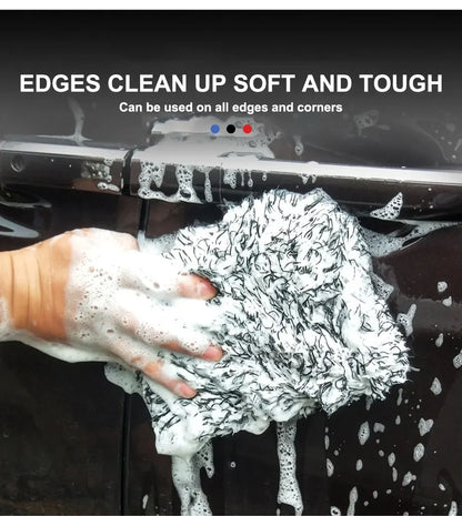 SEAMETAL Car Wash Microfiber Car Washer Sponge Car Care Detailing Brushes Washing Towel Sponge Block Car Cleaning Products