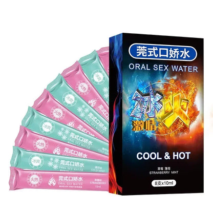 20Pcs Sex Toys Couples Women Oral Sex Candy Blowjob Popping Flirting Men Blowjobs Stimulate Enjoy Fire Ice Feeling Blowjob Toy