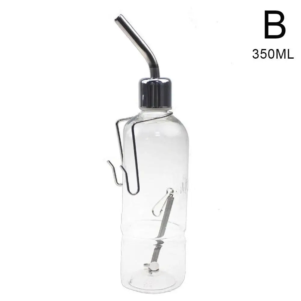 Water Bottles for Rabbit Ferret Small Bird Guinea Pigs Rats Hamster Cage Hanging Liquid Feeder for Small Animals Puppy 180/350ML