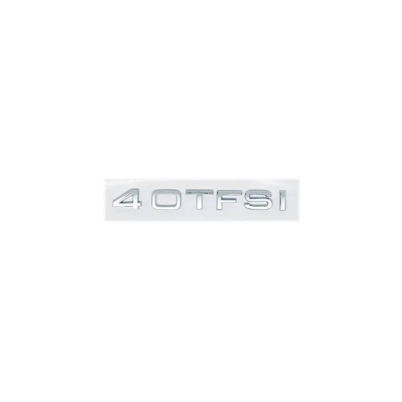Car Letter Logo Sticker for A5 suitable for tail bumper and trunk emblem applicable to 2.0 3.0 40TDI 35 40 45TFSI models