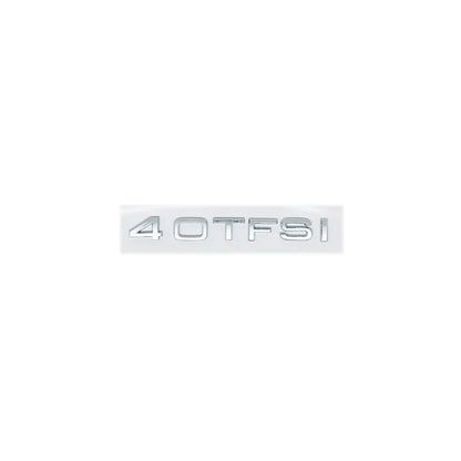 Car Letter Logo Sticker for A5 suitable for tail bumper and trunk emblem applicable to 2.0 3.0 40TDI 35 40 45TFSI models