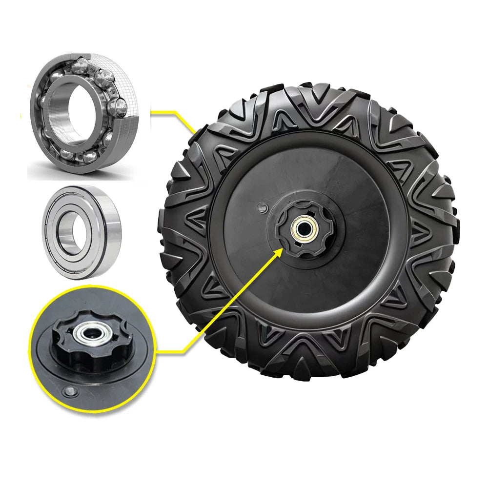 33CM/13'' 25CM/10'' PU Solid Rubber Tire for Children Electric Ride on Toy Car Power Wheels ﻿Alligator Tires Wheels Upgrade Part