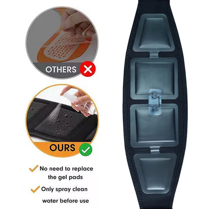 120cm Muscle Stimulator Muscle Toner Abdominal Toning Belt Abdominal Massager Smart Waist Belts USB Recharge Fitness Equipment