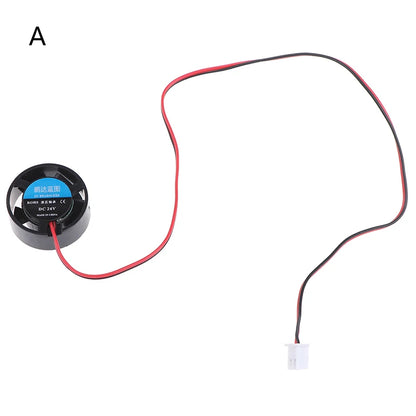 25.5x10mm 5V 9V 12V 24V Round Mini Cooling Fan for LED Lamps Computer Radiator