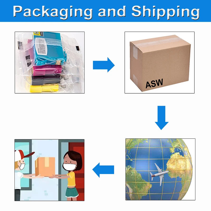 100ML Refill Ink Kit For HP 21 22 301 302 304 121 122 123 650 652 300 140 141 63 65 343 338 Printer Ink Cartridge