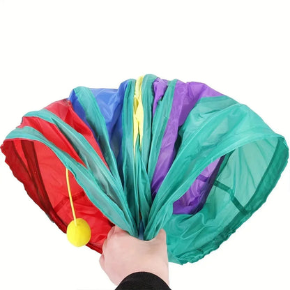 Cat Tunnel Foldable Tunnel Pet Supplies Cat S T Y Pass Play TunnelToy Breathable Drill Barrel for Indoor Loud Paper Pet Products