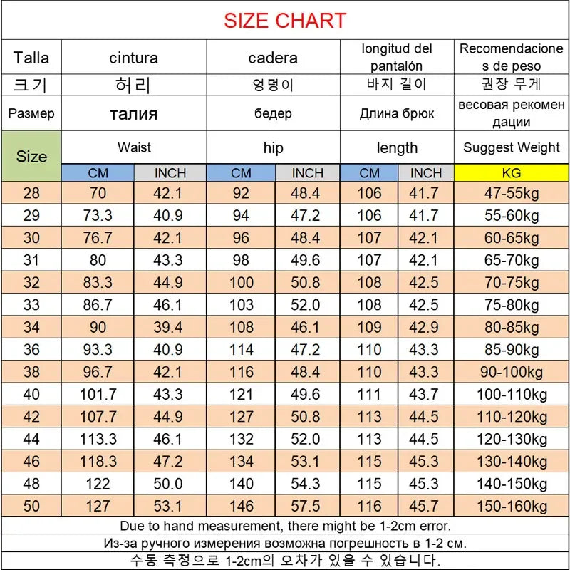 47-160KG Plus Size Men's Jeans Autumn Spring Black Blue Pants Straight Business Loose Long Trousers Cotton Jeans Male Clothing