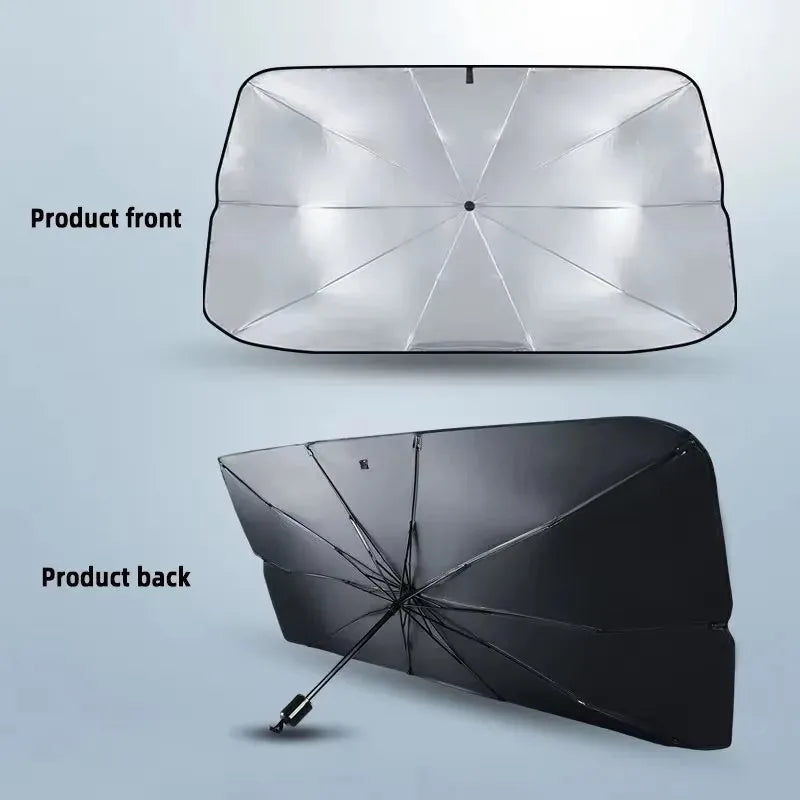 Car Front Windshield Sunshade Umbrella Summer Sun Protection Sunshade Blocking Car Interior Cooling Supplies