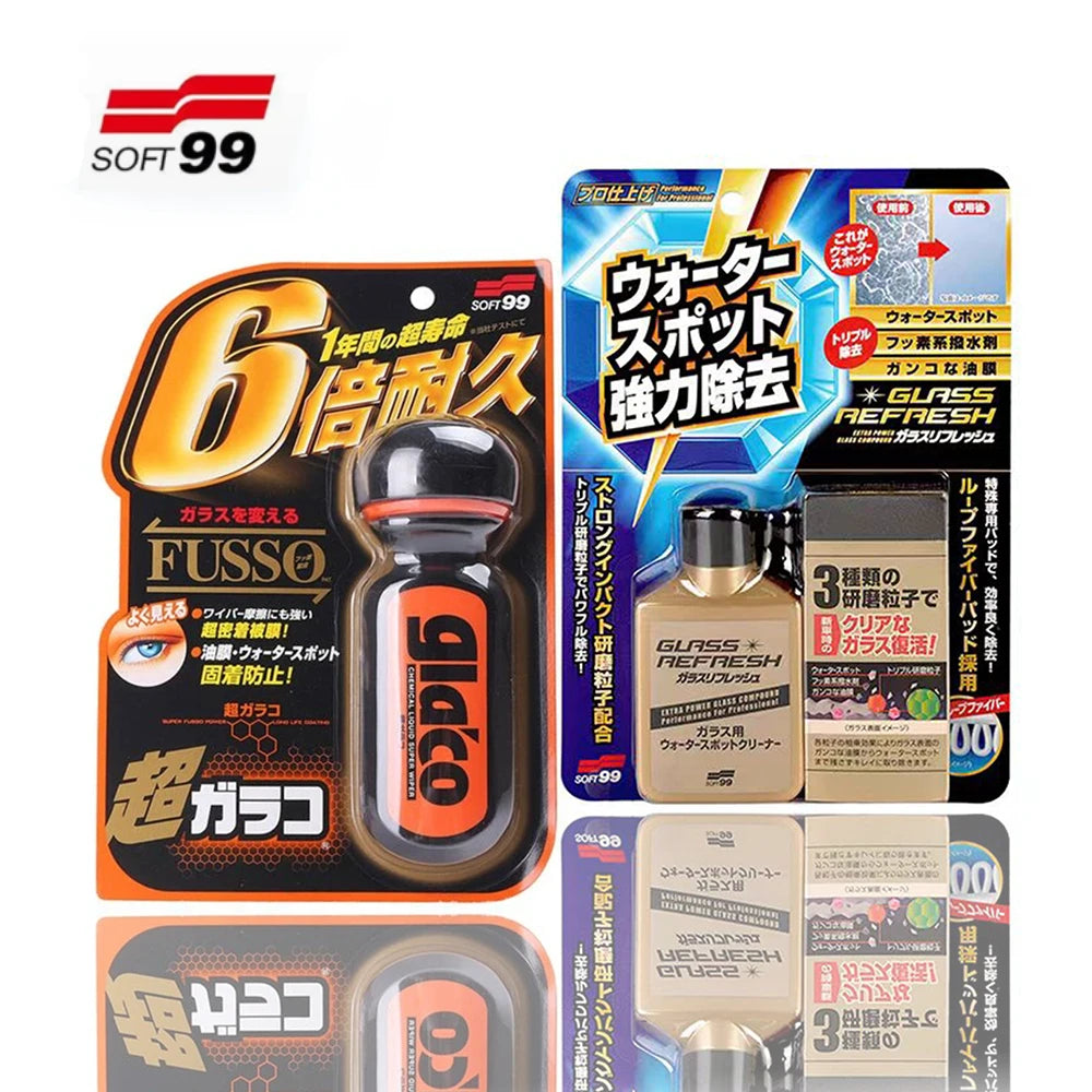 80ml Soft99 Car Glass Oil Film Remover Glaco Powerful Windshield Cleaner Car Windshield Cleaner Tool Window Glass Cleaner