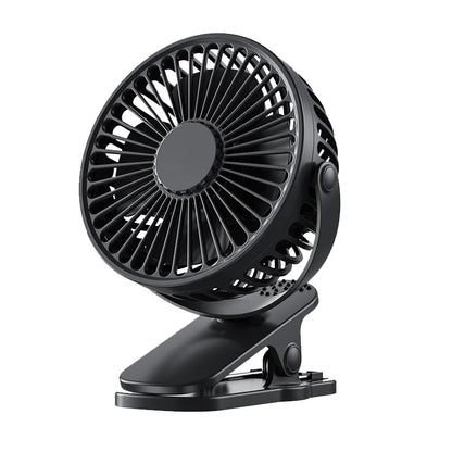 Clip Fan 3 Speed Electric fan USB Quiet Mini Home Office Desk Fans Air Cooler Outdoor Portable Cooling Clip on Fan for Strollers