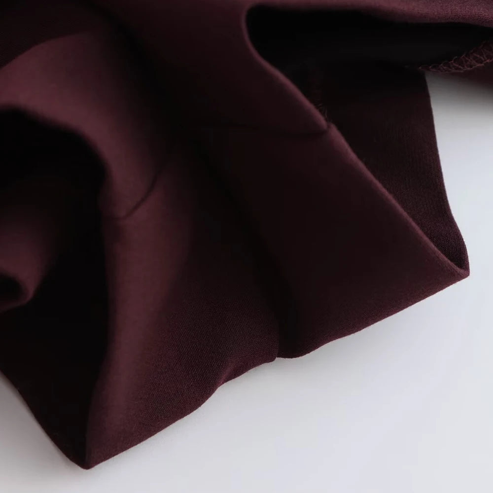 High Waist Solid Skort for Women Fashion Side Zipper Female Shorts Skirts Mujer