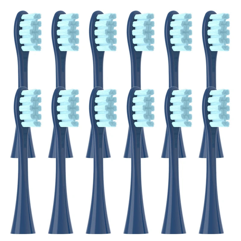 12PCS Replacement Brush Heads for Oclean X/ X PRO/ Z1/ F1/ One/ Air 2 /SE Sonic Electric Toothbrush DuPont Soft Bristle Nozzles