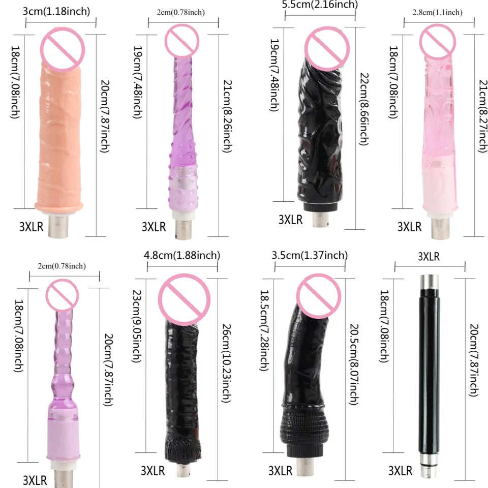 FREDORCH Upgraded Sex Machine for Women with Dildos Automatic Masturbation Machine Pump Gun Love Machine Couple Sex Toys