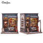 CUTEBEE Book Nook DIY Building Kit with Laser-Cut Precision Pieces 3D Wooden Puzzle  Collectible Desk Home Decor for Gift Idea