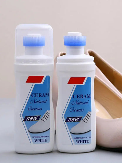 100ml White Shoe Cleaner Shoe Brightening And Stain Cleaning Stain Free And Whitening Removal Agent White Remover Wipe Wash I6L5