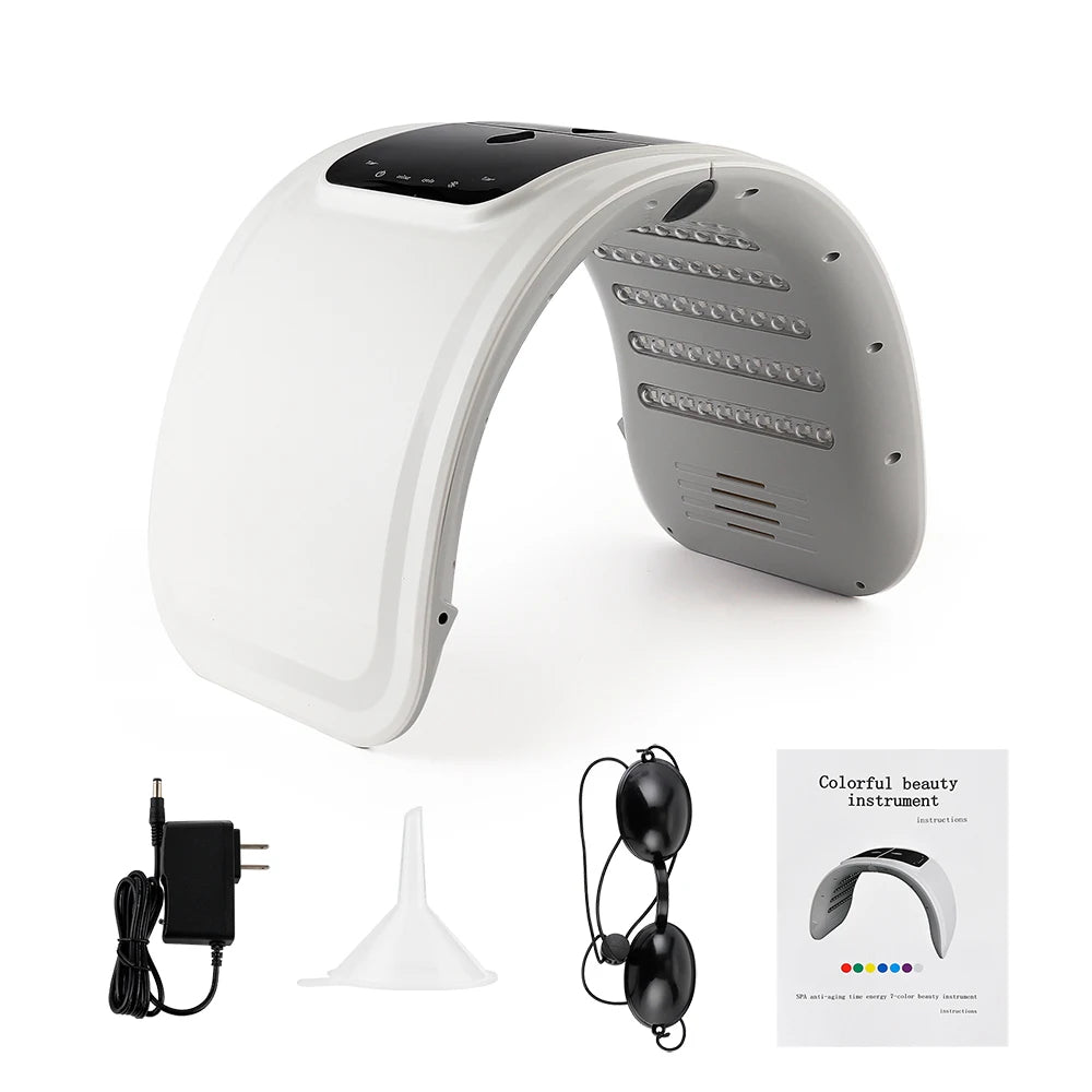 Skin Hydrating Sprayer LED Mask Facial Machine Nano Mist 7 Colors LED Photon Machine Face&Body Salon SPA Home Use Skin Care