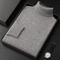 Men's Turtleneck 100% Cashmere Sweater Autumn Winter Basic Long Sleeve Pullover Cashmere Knitwear Soft Warm Comfy Clothing