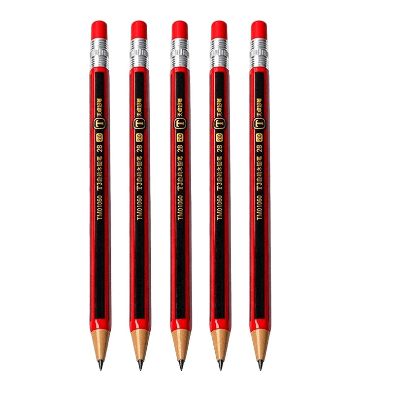 1-42Pcs Mechanical Pencils Set 2B 2.0mm Automatic Student Pencils with Sharpener Color Pencil Leads School Pens Cute Stationery