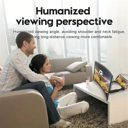 Mobile Phone Screen Protect Eyes HD Magnifier Movie Video Amplifier Holder Enlarger Screen Smart Phone Magnifying Curved Screen