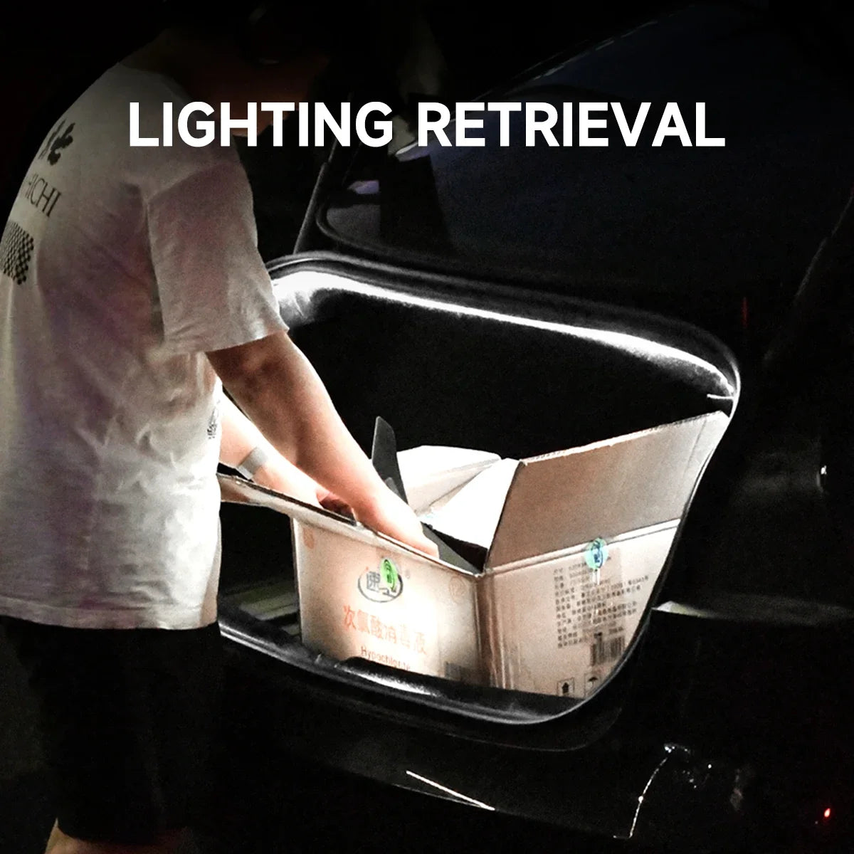 RGB 5M Car Rear Trunk Brighten LED Strip Multifunctional for Waterproof Flexible Light APP Control Connector Plug & Play 12V