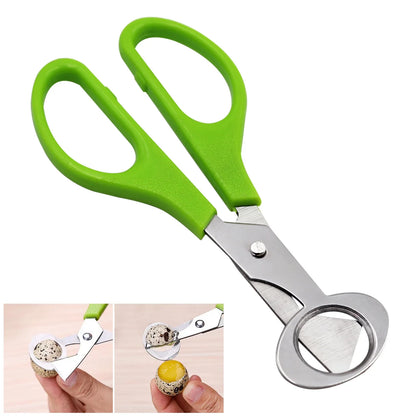For Cutter Scissors Pigeon Bird Quail Egg Cutter Opener Cracker Kitchen Clipper Tool 10PCS Stainless Steel Quail Egg