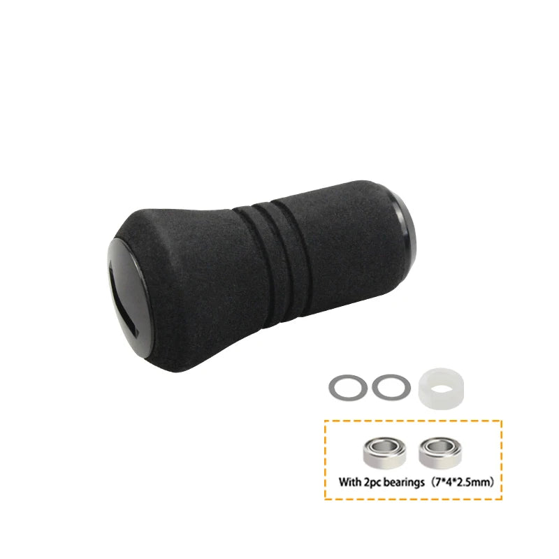 EKFan 1PC with 7*4*2.5mm Bearing EVA Ultralight Spinning Baitcasting Fishing Reel Knob for A/S/D Lure Reel Handle DIY Parts