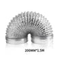 80/100/120/150/200 mm Encrypted Aluminum Foil Ventilation Pipe Scalable Smoke Tube Kitchen Outlet Bathroom Exhaust Fan Hose