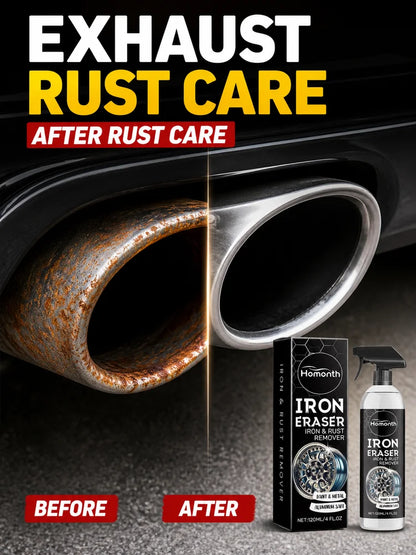 Rust Remover Spray Penetrating Lubricant Rust Converter for Wheels Brake Parts Restore Metal Car Detailing