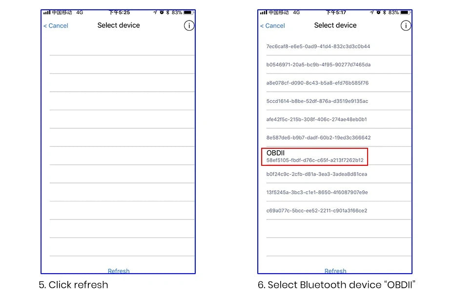 Junsun Auto Scanner Mini ELM327 Bluetooth Adapter OBD2 Car Diagnostic Tool Scanning Tool Android/IOS Car DVD Accessories