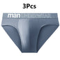 3 Pcs/Lot Men's Letter Briefs Underwear Comfortable Panties Shorts Sexy Gifts for Man Underpants