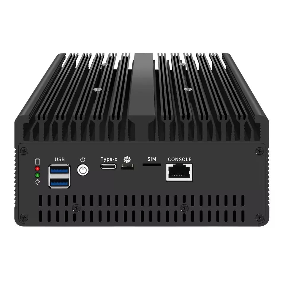 New Solid Firewall Appliance 12th Gen Intel Pentium Gold 8505 10G/1G SFP 4*2.5G RJ45 LAN 2*DDR5 NVMe Mini PC Proxmox ESXi Server