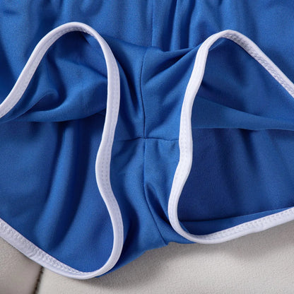 Sexy Running Elastic Sport Shorts Men's Summer Shorts Hot Pants Bar Nine Points Slim Fit Cotton Milk Silk Men's Fashion