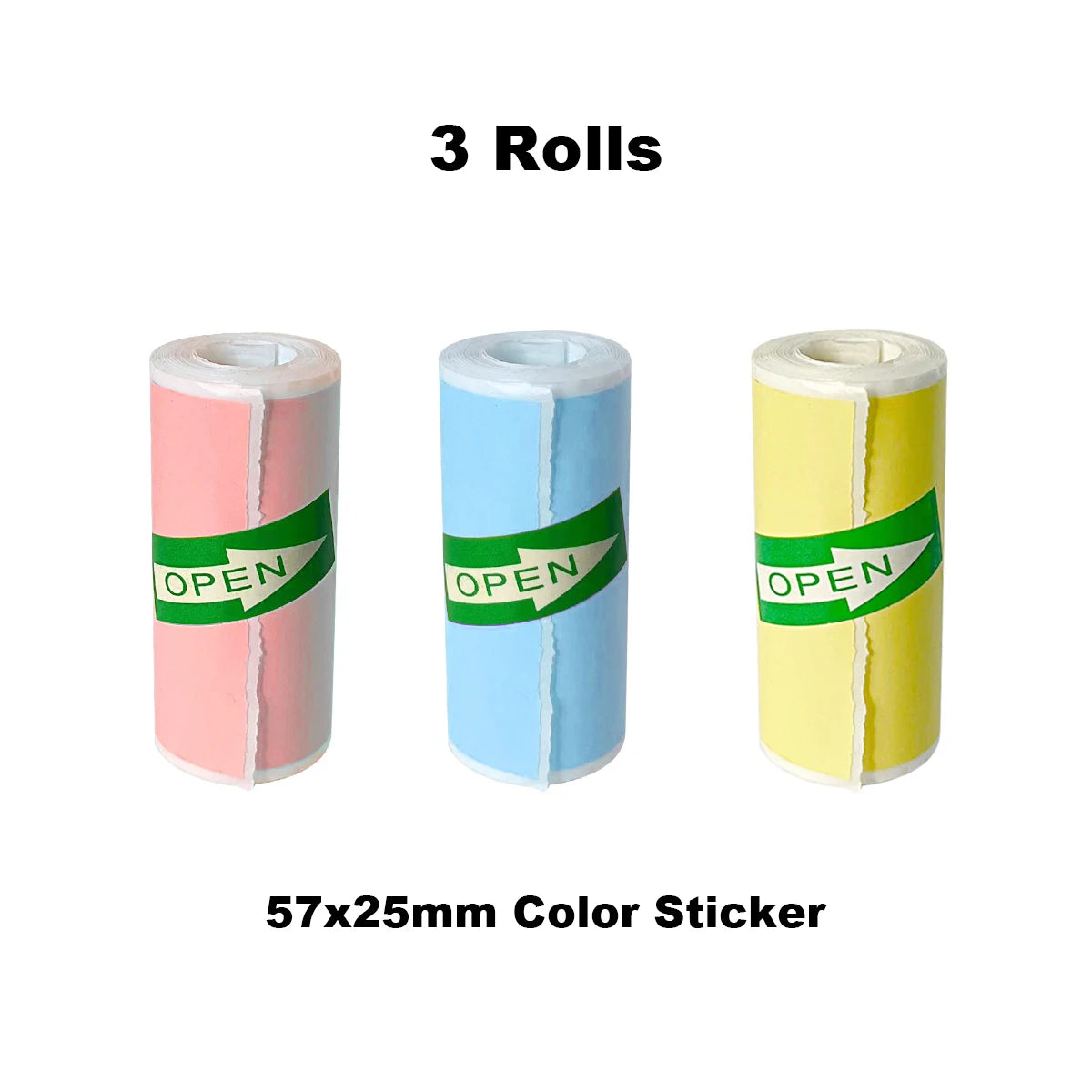 5 Rolls 10 Years Use PeripageThermal Adhesive Sticker Photo Paper for Cute Cat Mini Paperang Memobird Poooli Printers Supplies