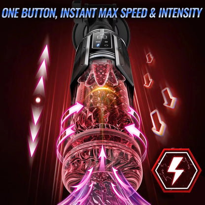 Automatic Male Masturbator 7 Thrusting Rotating Licking Sucking Sex Machines Penis Pump Adult Toys Pocket Pussy Sex Toy for Men