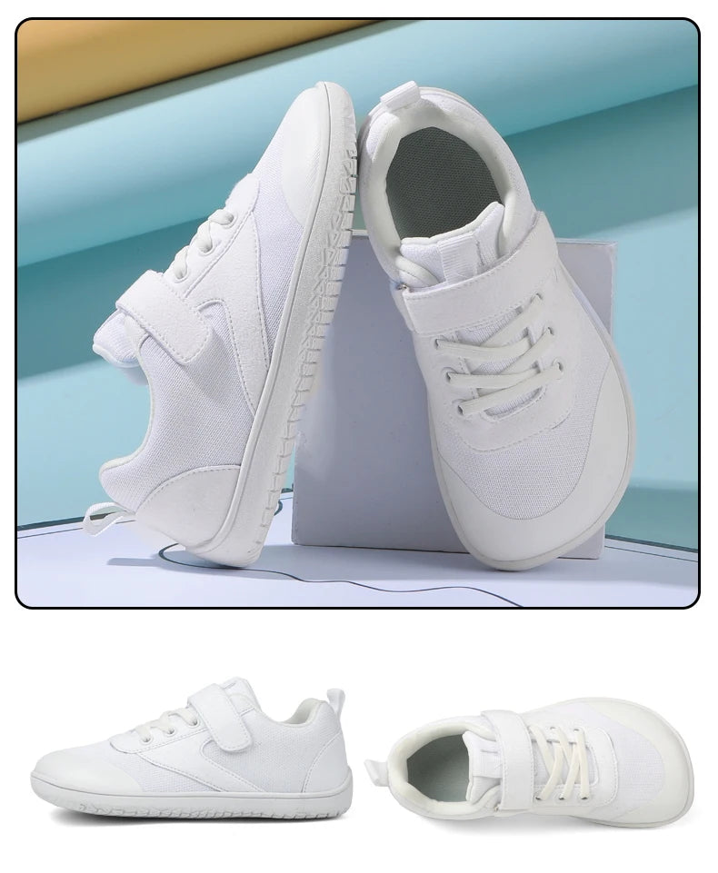 Kids wide foot barefoot shoes boys and girls minimalist kids sneakers natural opening shoes toddler small big kids walking shoes