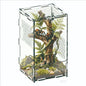 Acrylic Jumping Spider Enclosure Buckle Lock Escape Proof Reptile Feeding Tank Transparent Ventilated Spider House