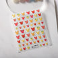 Lovely Red Fruit Strawberry Cherry Bowknot Love Heart Star Silk Ribbon 5D Nail Art Stickers Chic Self Adhesive Manicure Decal