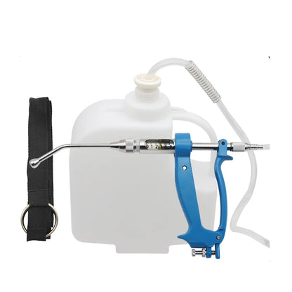 5ml 10ml 20ml 30ml Veterinary Metal Feeding Gun Continuous Drench Gun for Cattle Sheep Goat Drenching Gun with Bottle Farm Tools