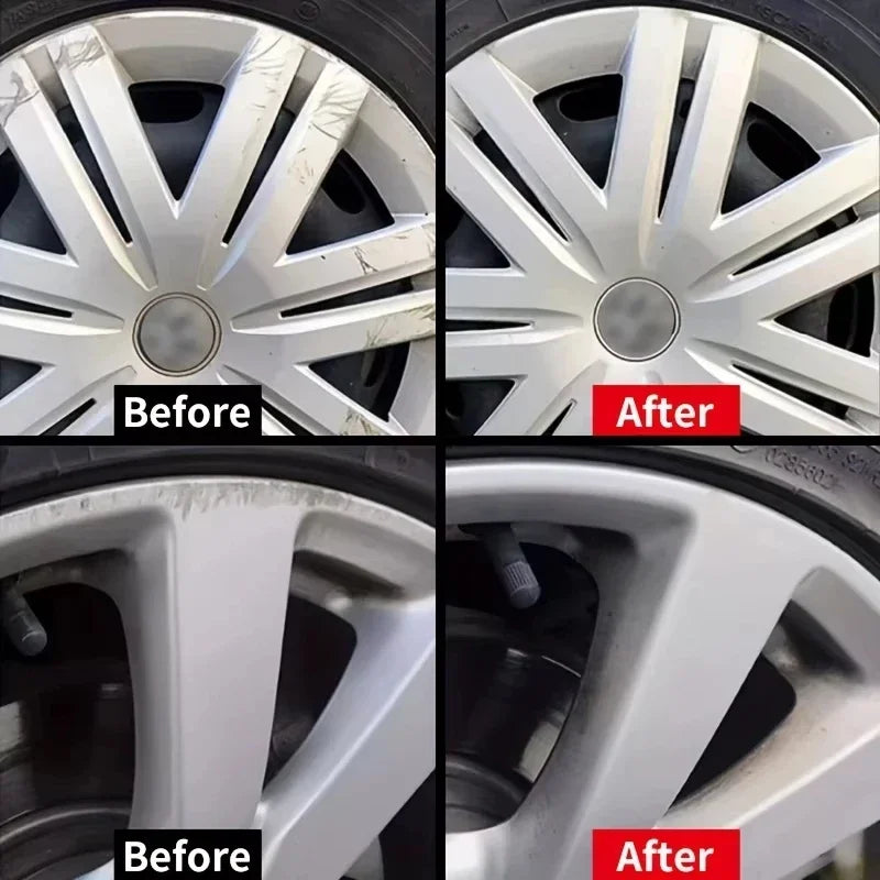 Car Wheel Hub Scratch Refurbishment Paste, Tire Rim Scratch Paint Repair Paste - Aluminum and Steel Rings Dent Restore Care/93x*